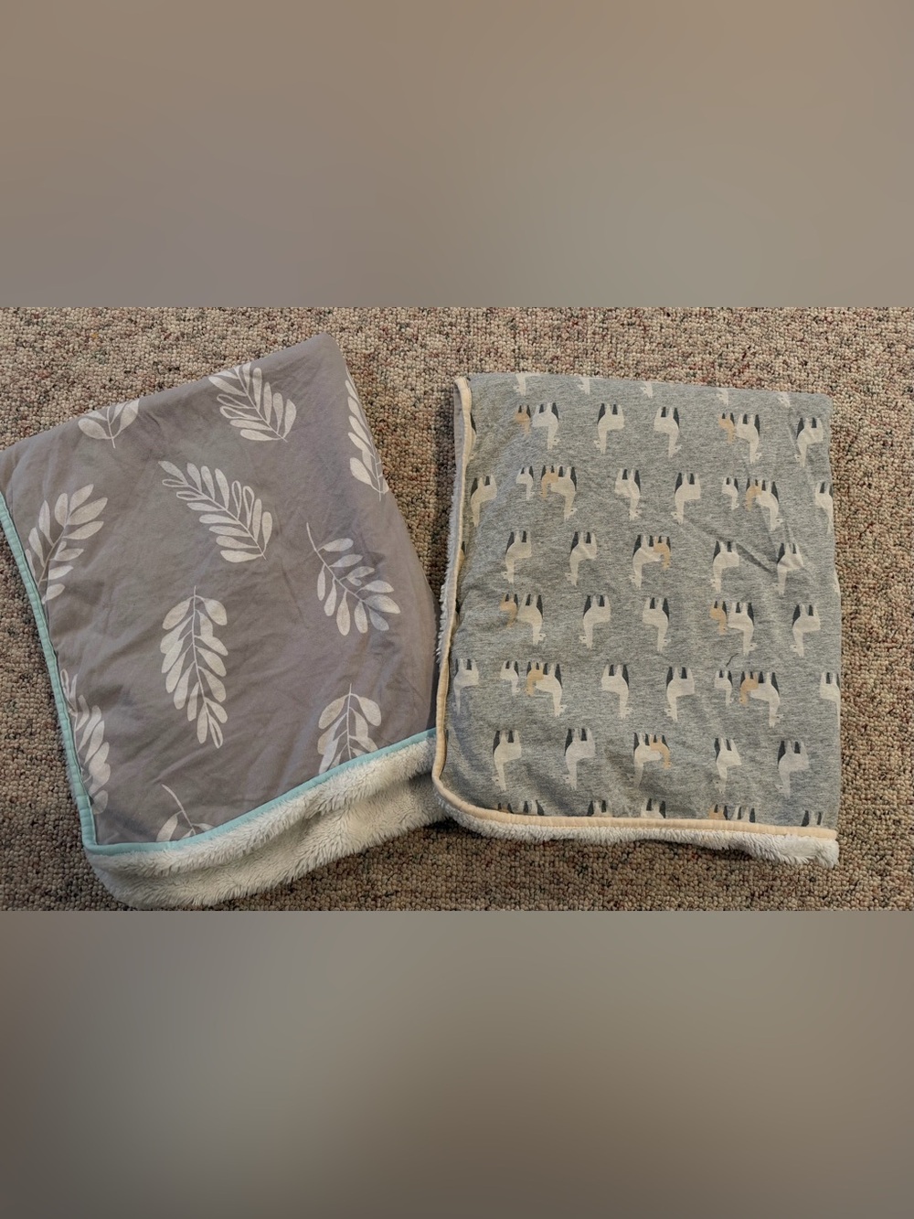 Cloud island set of 2 blankets